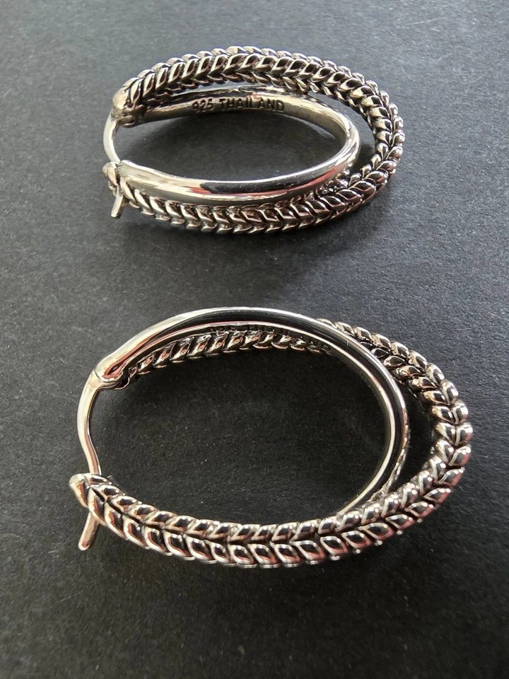 Pendientes de aro de plata esterlina JAI John Hardy Harmony Foto 1 de 1