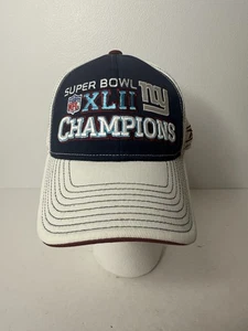 RBK NFL New York Giants Baseball Mütze Super Bowl XLII Champions bestickt Cap - Bild 1 von 24