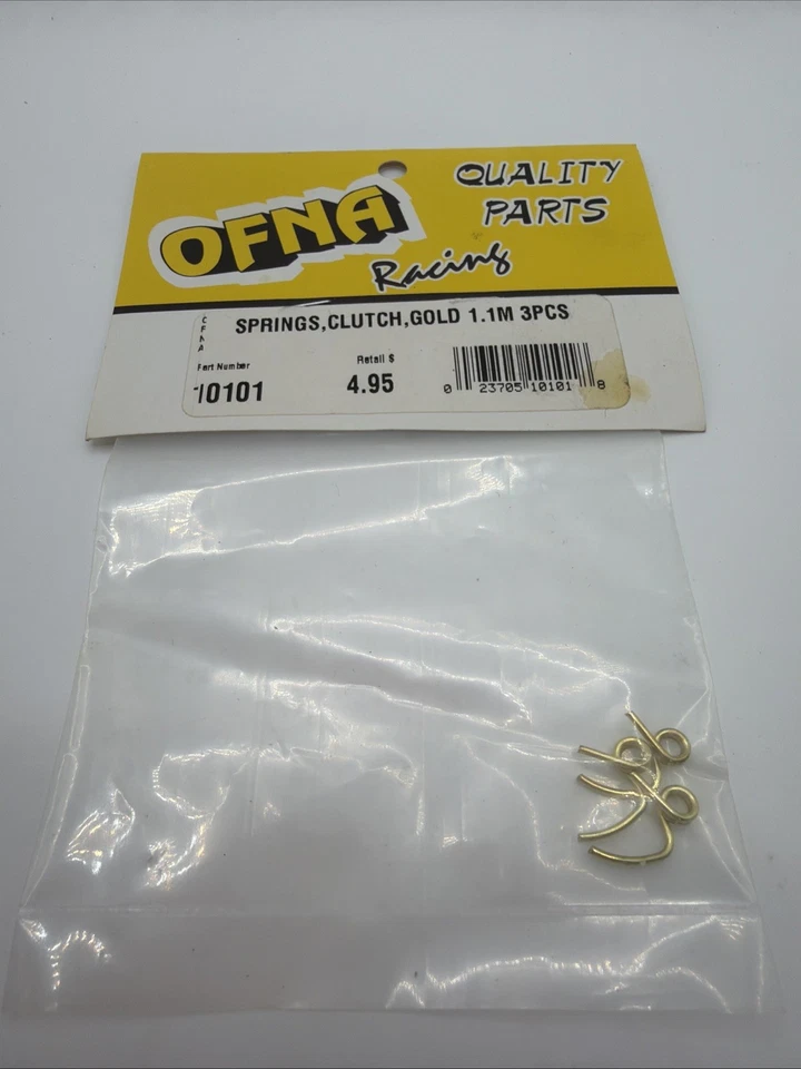 OFNA RACING PART #10101 MUELLE EMBRAGUE ORO 1,1 M 3 PIEZAS B79 Foto 1 de 2