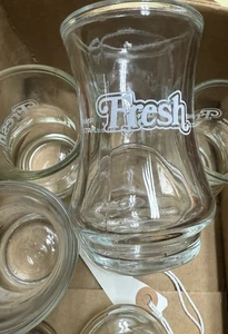 8pc Collectible Vintage "FRESH" Shrimp Cocktail Glasses 3.5"h - Picture 1 of 2