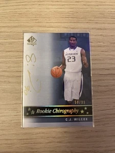 Auténtico C. J. Wilcox Upper Deck 2014-15 Rookie Quirography 59/99  - Imagen 1 de 3