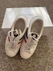 Moncler Hombre Zapatillas de Lona Blanco Reino Unido Talla 8 (UE Talla 42) - Imagen 1 de 16