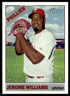 2015 Topps Heritage High Number #588 Jerome Williams Philadelphia Phillies - Изображение 1 из 2