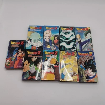 DRAGON BALL Z  VHS TAPE LOT of 9 TAPES CARTOON ANIME SERIES - Image 1 of 4