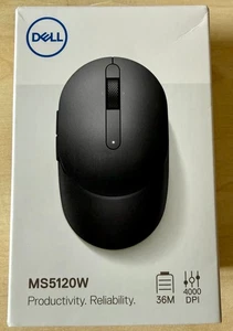 DELL Pro Plus Compact Mouse - MS5120W - Black - Unopened Box, New - Picture 1 of 3