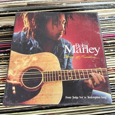 Bob Marley Songs Of Freedom 4 Disc CD Box Set w/Booklet Tuff Gong Rasta Reggae  Foto 1 de 2