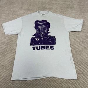 Vintage 80er The Tubes Rock Band T-Shirt Gr. XL Kapuzen Tour doppelseitiges Grafikalbum - Bild 1 von 7