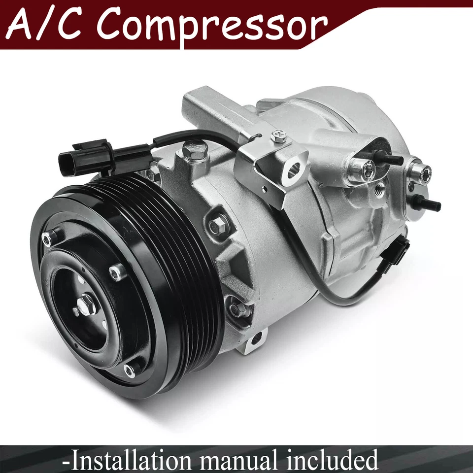 AC Compressor w/ Clutch for Hyundai Tucson 2016-2017 L4 2.0L w/ DVE16 Compressor - Изображение 1 из 4