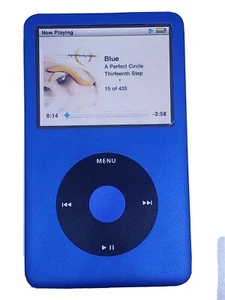 Refurbished Apple iPod Classic 6th Generation  80GB BLUE Mint ! 60 day warranty - Picture 1 of 6