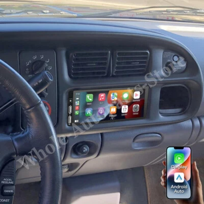 Rádio estéreo GPS para carro Dodge Ram 1500 2500 3500 Android 13 CarPlay 1994–2002 - Imagem 1 de 4