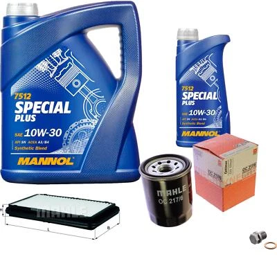 Mahle Inspection Set 6 L mannol Special Plus 10W-30 pour Suzuki Événement 1.3 - Photo 1/4