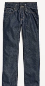Old Navy Boys Wow Straight Non-Stretch Jeans Size 16 Straight Adjustable, New - Picture 1 of 13