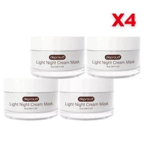 4x Deproud Light Crema Notte Maschera Texture Cremosa Riduce Acne Viso Radioso Scuro - Foto 1 di 5