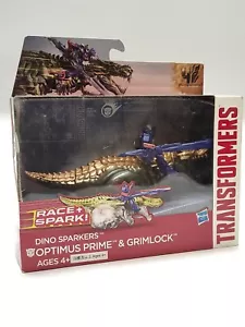 Hasbro Transformers Age of Extinction Optimus Prime and Grimlock Figure - Picture 1 of 4