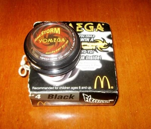Vintage McDonald’s Yomega Fire Storm Yo Yo Wildfire #4 schwarz mit Box Angebotseinlage - Bild 1 von 20