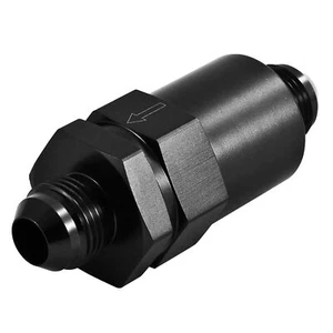 Filtro de combustible en línea de aluminio APS (negro, -6 JIC) con elemento de 30 micras - Imagen 1 de 1