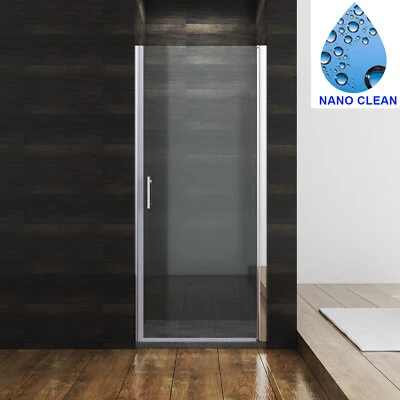 SONNI Nischentür 90cm Duschkabine Duschtür Pendeltür Schwingtür Duschabtrennung Dusche