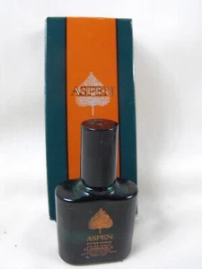 NEW Aspen Aftershave by Coty .5 FL OZ Vintage ~ Green Bottle Full NIB - Picture 1 of 3