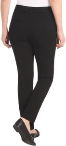 Pantalón Ponte Dalia de Sarga para Damas con Pull-On-Color:Negro-Talla:Grande - Imagen 1 de 3