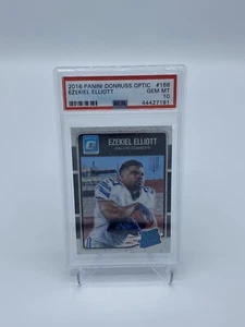 2016-17 Donruss Optic Ezekiel Elliott #168 RC PSA 10 gemme ottime condizioni GM Cowboys - Foto 1 di 2