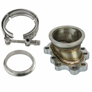 8 Bolt Turbo Pipe Conversion To 3.0" V-Band Clamp Flange Adapter T25 T28 GT25 - Picture 1 of 5