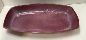 VINTAGE SELTENE FRANKOMA KERAMIK ROTE KNOSPE SERVIERPLATTE 5Q - Bild 1 von 8