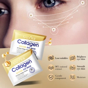 40-1 Pairs Under Eye Hydrogel Collagen Mask Patches Dark Circles Anti Ageing - Picture 1 of 19