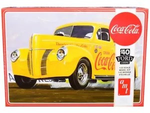 Skill 3 Model Kit 1940 Ford Coupe "Coca-Cola" 1/25 Scale Model by AMT - Picture 1 of 1