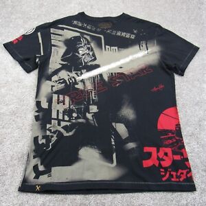 Star Wars Marc Ecko Mens Shirt AOP Cut & Sew Darth Vader Black Size XL 2009