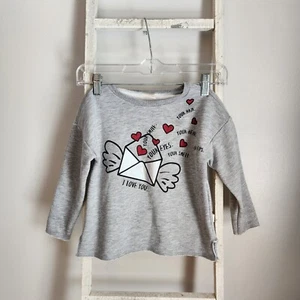 Zara Kids size 6 Love letters graphic sweatshirt - Picture 1 of 4