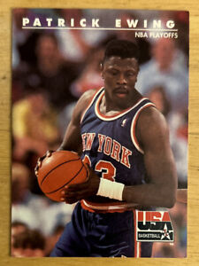 1992-1993 Skybox USA Patrick Ewing￼￼ NBA Playoffs Basketball Card #24 VG