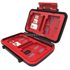 Speicherkarten-Etui Wasserdicht Schütz Hülle für SD Cf SIM-Karte Micro - Picture 1 of 12