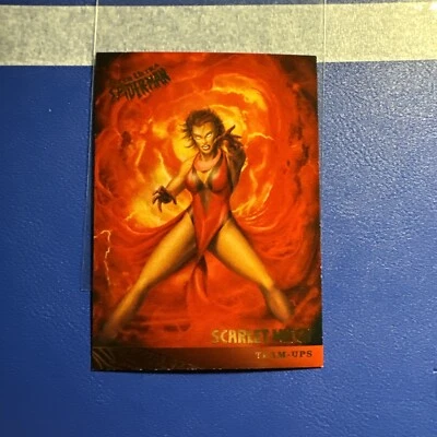 1995 FLEER ULTRA SPIDER-MAN BASE CARD #126 SCARLET WITCH NM - Image 1 of 2