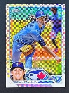 KEVIN GAUSMAN 2023 Topps Chrome X-Fractor #55 Toronto Blue Jays - Picture 1 of 2