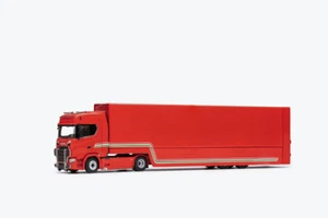 for KENGFAI FOR Scania Red double decker transport vehicle 1/64 Truck Pre-built - Picture 1 of 2