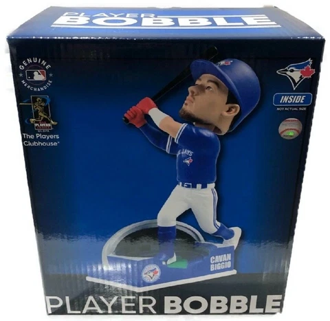 Toronto Blue Jays Cavan Biggio FOCO MLB Stadium Bobblehead Bobble Head Knocker Cover