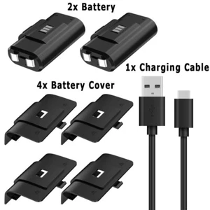 2x Controller Battery w/ 4x Cover Charging Cable Set for XBOX ONE/ONE S/Series X - Picture 1 of 3