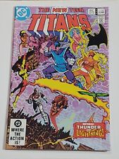 New Teen Titans #32 1982 M-GM 1st App Origin THUNDER & Lightning 