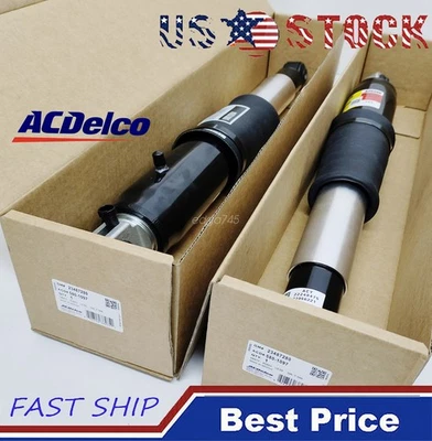 Pair REAR Air Shock Absorbers #23487280 For Cadillac Escalade GMC Yukon 07-14 - Imagem 1 de 4