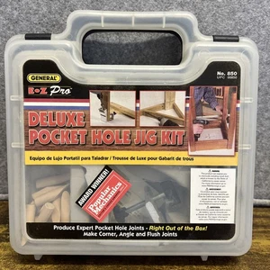 Deluxe Pocket Hole Jig Kit General Ezpro 850 - Picture 1 of 8