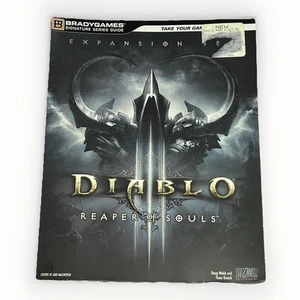 Diablo III Reaper of Souls Strategy Guide BradyGames Covers PC/Mac Signature - Picture 1 of 7
