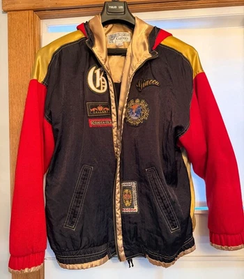 Jaqueta esportiva feminina vintage Giacca Gallery tamanho G - Imagem 1 de 4