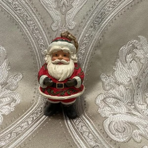Jim Shore Mini Jolly Santa Weihnachtsschmuck - Bild 1 von 3