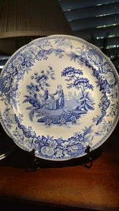 spode blue room plate 10.5" girl at well pattern - Picture 1 of 2