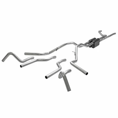 Fits Ford F100 1967-1972 Crossmember-Back Exhaust System Dual Exit 2.5" 817934 - Изображение 1 из 4