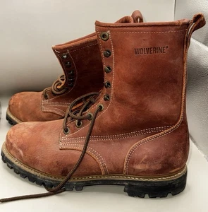 Wolverine Durashocks Vibram Schnürstiefel - Gr. 9,5 Herren Arbeitsstiefel gebraucht " - Bild 1 von 9