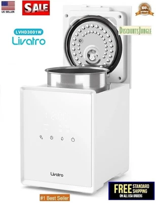Livatro Stainless Steel Humidifier 3L Warm Mist Humidifier Safe Healthy Easy Cle - Image 1 of 4