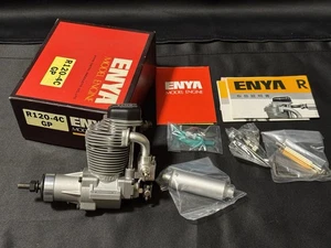 ENYA R120-4C GP (Gear Pump) Airplane 4 stroke Engine New in Box Made in Japan - Picture 1 of 18