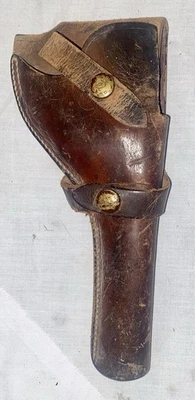 USA RED HEAD 9-inch  REVOLVER vintage leather holster mod 204DB6 - Image 1 of 4