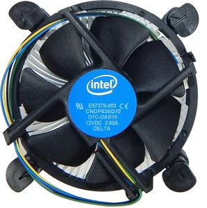 Intel Heatsink & Cooling Fan for LGA 1151, 1150, 1155, and 1156  0.18A - Picture 1 of 1